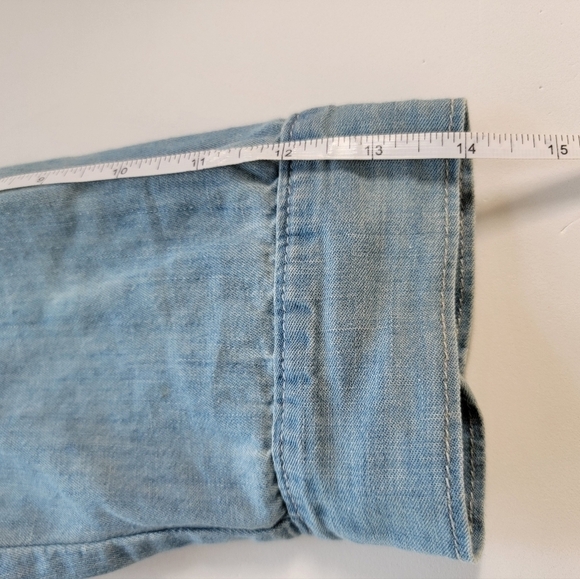 GAP 1969 Denim Chambry Romper Size XS EUC - Picture 9 of 13